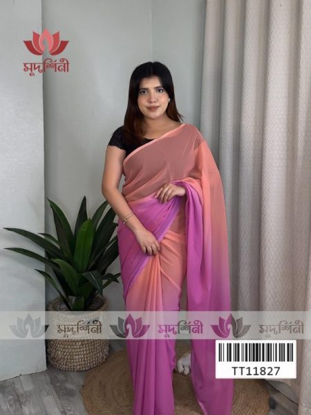 Ombre Georgette Saree | Georgette Saree