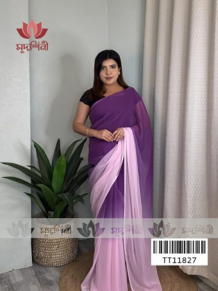 Ombre Georgette Saree | Georgette Saree