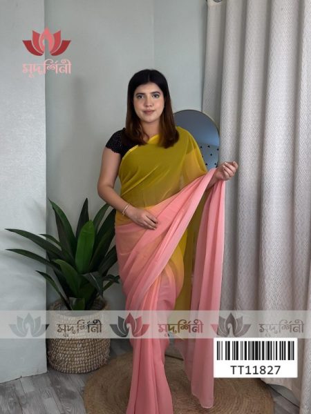 Ombre Georgette Saree | Georgette Saree