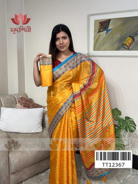 Chanderi silk saree