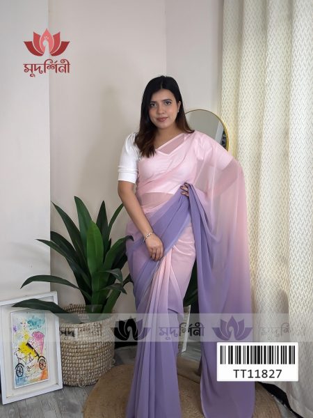 Ombre Georgette Saree | Georgette Saree