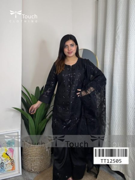 Farsi  Black Three Piece