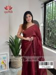Stone organza Saree